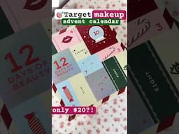 this was a STEAL 😱 $20 Target MAKEUP ADVENT CALENDAR 🎅🏻🗓️ #adventcalendar #giftideas #christmas