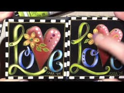 "LOVE" Magnet tutorial- Part 2