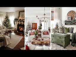 Farmhouse Style Festivity: Christmas Decor Ideas for Your Living Room!