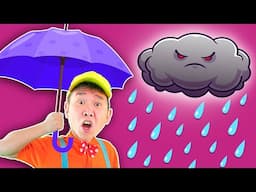 Rain Rain Go Away | Nursery Rhymes & Kids Songs | Lights Kids