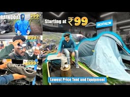 Best Camping Tent & Gear in Decathlon | Raincoat | Trekking Shoes | Trekking Bag | Decathlon Malad