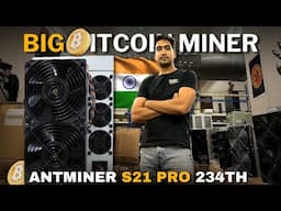 Antminer S21 PRO 234TH Review | Top Bitcoin miner 🔥 Crypto Mining India #bitcoinmining #antminer