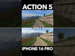 iPhone 16 Pro (Max) vs DJI Action 5 Pro Test #iphone16pro #djiaction5