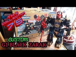 Transformers Custom G1 BLACK ZARAK