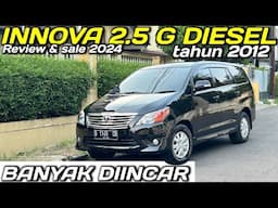 Dijual INNOVA G DIESEL METIK TAHUN 2012 | Ali Rahman TV