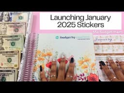 LAUNCHING 2025 JANUARY STICKERS | Low Cash Stuffing | SAVINGS CHALLENGE STUFFING | November #2