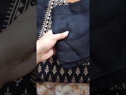 #unboxing flipkart beautiful✨ black plazo kurti dupatta set #flipkart #kurtis #new dress #shorts