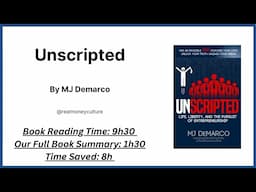 Unscripted By MJ Demarco Full Book Summary