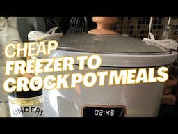 Cheap Freezer to CROCKPOT Meals Sheet Pan COST BREAKDOWN