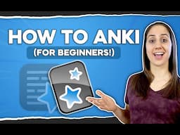 How to use Anki for beginners! (Anki tutorial for language learning)