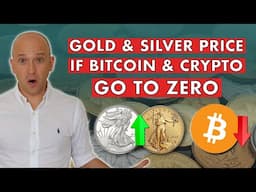 Gold & Silver Prices If Bitcoin & Crypto Go To Zero! Impact Of Money Absorption