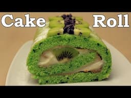 Swiss Cake Roll Recipe - Kiwi and Chocolate Chips