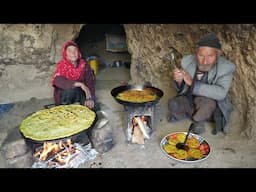 Love in Old age| Old lovers Living in a Risky and Dangerous Cave | Village life in Afghanistan