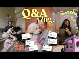 Q&A VLOG 💕: Apartment hunting update, dating series, yummy matcha 🍵, vulnerable and 30 years old