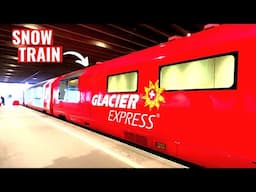 🇨🇭Riding Switzerland's Most Scenic Snow Train! (Glacier Express)