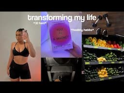 Transforming My Life in 30 Days | *winter arc motivation, healthy habits, discipline, 30 hard*