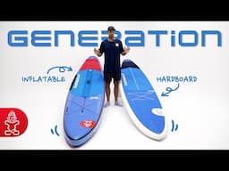 Starboard Generation board | 3-IN-1: A true one-board quiver – Surfing, Racing, Touring