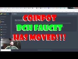 CoinPot - NEW BitcoinCash Faucet URL