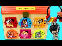 Paw Patrol Pups Get Trapped Behind Surprise Doors with Keys!