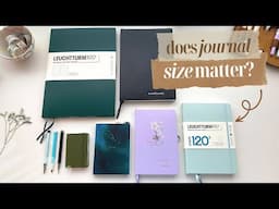 How to Choose Your Ideal Journal Size 📚 Pros, Cons, and Example Spreads!