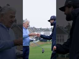 Caddy returns new Captain's drive at the Old Course 👏 #golf #standrews