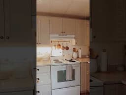 That evening glow! Sneak peek of an almost complete cottage kitchen makeover #kitchenmakeover