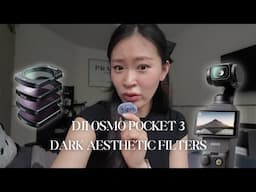 DJI OSMO POCKET 3: BEST ACCESSORIES FOR DARK AESTHETIC VIDEO'S? | TELESIN Unboxing & Try Out