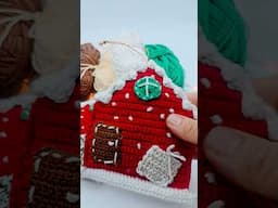 Unbelievably beautiful christmas gingerbread house for beginners #christmas #crochetchristmas