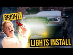 Installing a Light Bar and Stedi Spotlights on My Ford Ranger