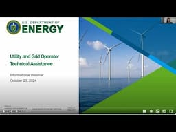 Introduction to U.S. Department of Energy Utility & Grid Operator Technical Assistance Opportunities