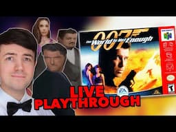 The World Is Not Enough N64 | Live Playthrough Single Player (Part 3)