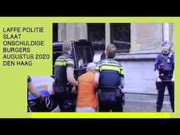 Politie optreden tijdens Corona Protest in Den Haag August 2020