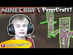 HobbyFrog Plays Paper Minecraft on HobbyFamilyTV