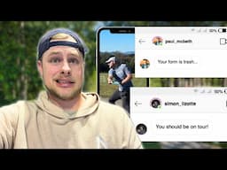 I Asked 100 Disc Golf Pros to Rate My Form (Simon Lizotte Responded!)