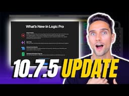 LOGIC PRO 10.7.5 UPDATE | What's new in Logic Pro 10.7.5?