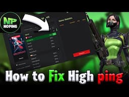 How to Fix High Pings/Packet Loss in any game | Fix packet loss & Input delay | valorant, fortnite