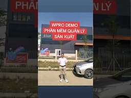 Demo phần mềm quản lý sản xuất cho doanh nghiệp sản xuất Cửa thép vân gỗ #wpro #quanlysanxuat #excel