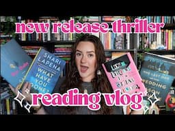 NEW RELEASE THRILLER READING VLOG 2024 | good books, fall activities & packing to move!