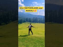 Mini SWITZERLAND in MANALI 😱🤯 this place will blow your mind #shangarh #manali #himachalpradesh