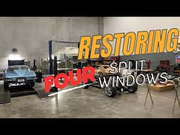 Restoring FOUR Split Window Corvettes!?!?!?! Classic Car Hot Rod Restoration Shop