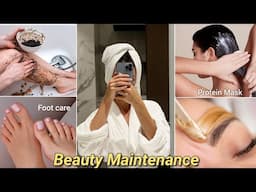 Time-Saving Monthly Maintenance Routine💅| Hair, Face, Brows, Body