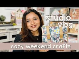 Studio Vlog | cozy weekend crafts & the making of a new album