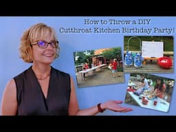 How to Throw a DIY Cutthroat Kitchen Birthday Party!