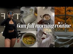 6am fall morning routine MOTIVATION⛅️🍂 discipline, realistic gym goals, gut health, self concept.. 🎧