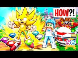 We Unlocked Super Sonic, Super Tails and Super Knuckles To Defeat Doctor Eggman! (Roblox Sonic)