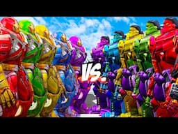 TEAM HULKBUSTER COLOR VS TEAM MECH HULK COLOR - EPIC SUPERHEROES WAR