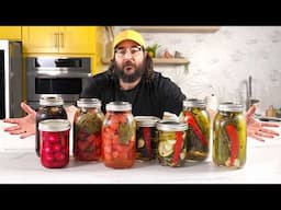 I'm going to teach you how to pickle anything your heart desires.