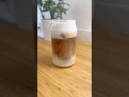 Peppermint patty iced latte 🤎💚 #coffeerecipe #coffee #icedcoffee #latte #espresso #lattelove