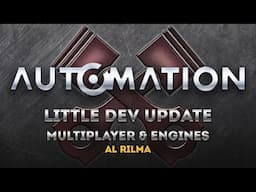 Little Dev Update: Al Rilma Engine Designer & Multiplayer