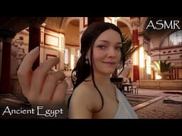 ASMR 🏺🏛️ Roman Bathhouse in Egypt 🌿 (Face Touching, Ancient History)